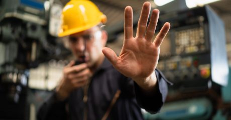 Employee practicing social distancing for manufacturers | Custom Tool, Inc.